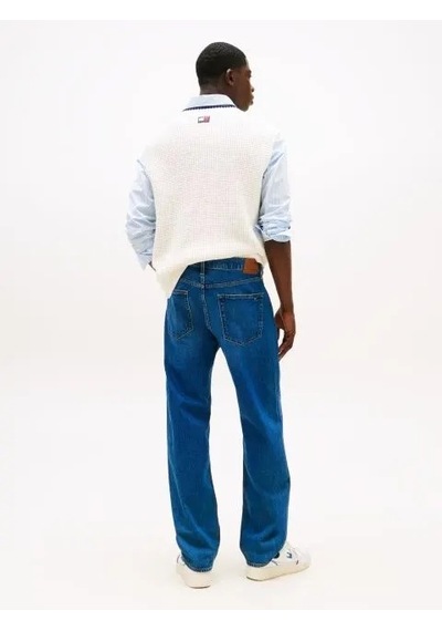 Tommy Hilfiger Otıs Regular Str Bı0152 Co Erkek Mavi Denim Pantolon - Dm0dm21021 Mavi