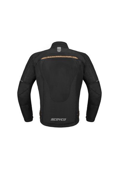 Ebakbak Motosiklet Montu Yazlık Full Korumalı File Kumaş Black Gold Mont