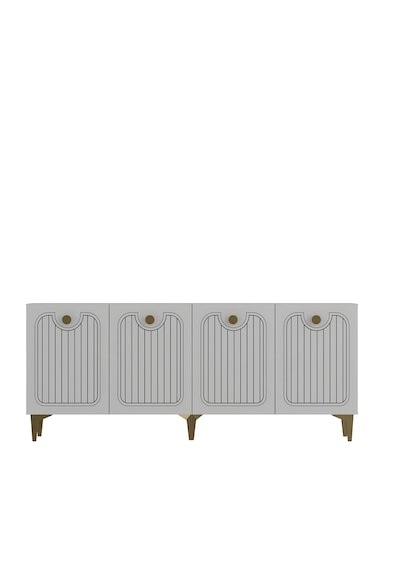 Milano Lazer Pleksi Desen Konsol Tv Sehpası Çok Amaçlı Dolap 180 Cm Ba Beyaz - Altın Milano Lazer Pleksi Desen Konsol Tv Sehpası Çok Amaçlı Dolap 180 Cm Ba Beyaz - Altın