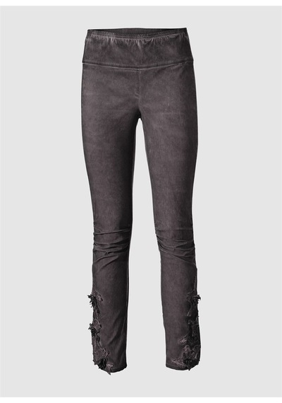BULALGİY Kadın Mor Skinny Dantel Pantolon - BGA035301