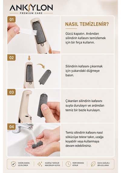 Ankylon Şarjlı Ayak Törpüsü