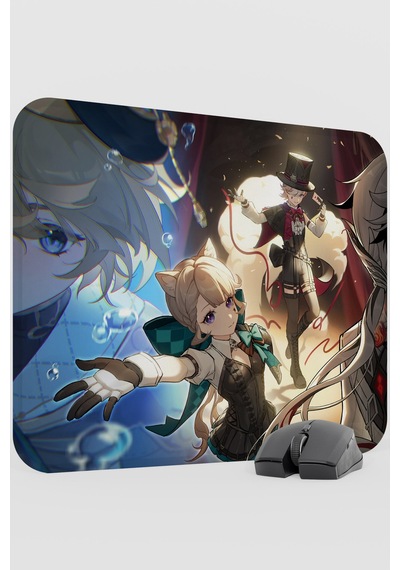 Lynette Genshin Impact Anime Oyuncu V2 - 48x40 Xl Gaming Mouse Pad Fare Altlığı