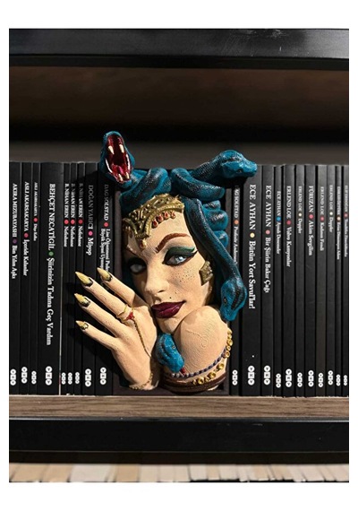 Hayatvesanat Medusa / Kitaplık Figürü / Book Nook