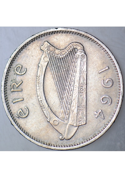 İrlanda 6 Pence 1964 Av Köpeği Temalı 6 Reul