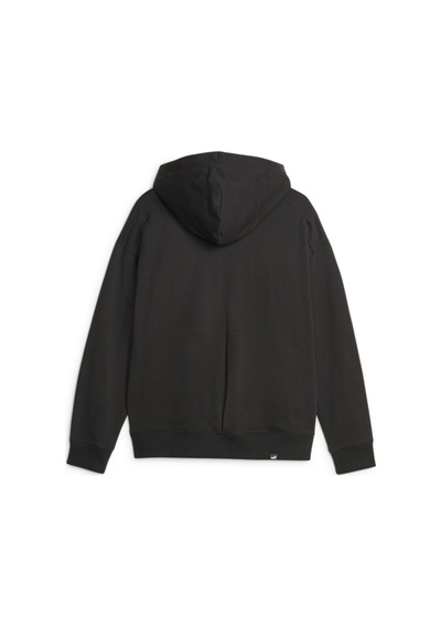Puma Her Terry Fermuarlı Kadın Kapüşonlu Sweatshirt 676003 01 Siyah