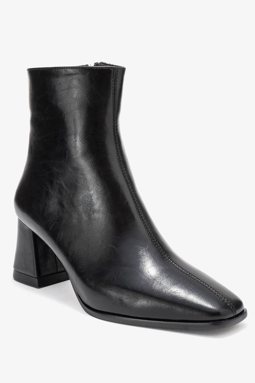 Luvishoes Luvi Shoes Arven Siyah Cilt Kadın Kalın Topuklu Bot Siyah-Cilt Luvishoes Luvi Shoes Arven Siyah Cilt Kadın Kalın Topuklu Bot Siyah-Cilt