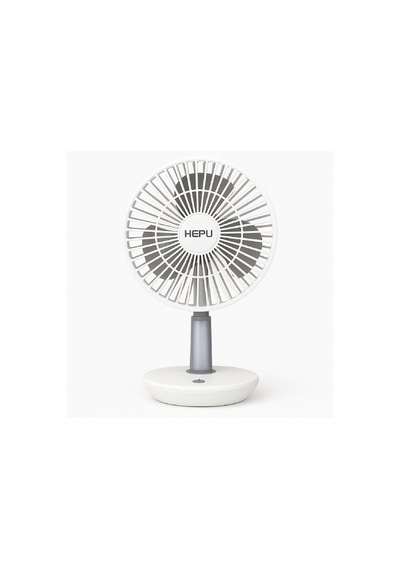 Hepu Hp-f880 Şarjlı Masaüstü Fan 4000mah Led Işıklı Kablosuz Type-c Fan
