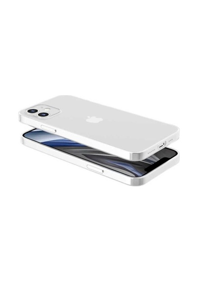 Apple Uyumlu iPhone 12 Kılıf Zore Blok Kapak Renksiz