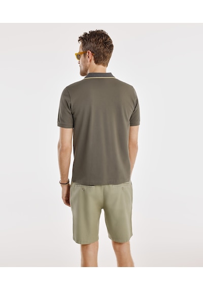 Yargıcı Kısa Kollu T-shirt 25yets9001x 007 Haki