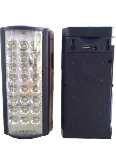 Fujita 2606L Usb Şarj Çıkışlı 24 Led 80 Saat Akülü Şarjlı Işıldak N11.6938