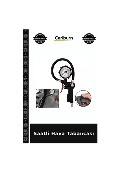 Saatli Hava Tabancası Servis Aleti Basınç Pompası Lastik Tamiri