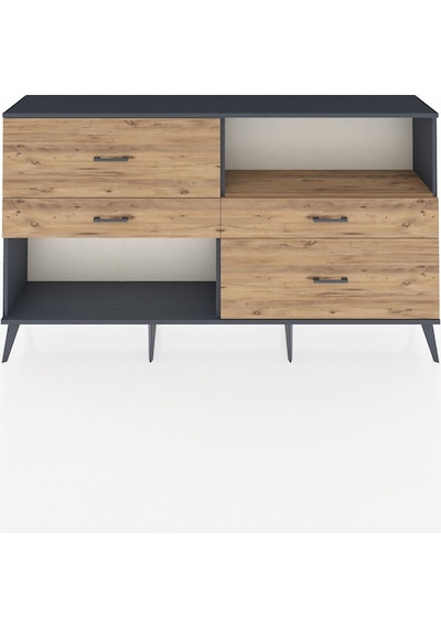 Arges Konsol Tek Raflı 4 Çekmeceli 176x30x99 Antrasit-çam Atlas Çam/atlas Çam - Antrasıt Arges Konsol Tek Raflı 4 Çekmeceli 176x30x99 Antrasit-çam Atlas Çam/atlas Çam - Antrasıt