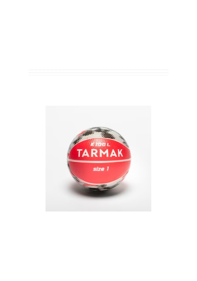 Tarmak Çocuk Basketbol Topu - 1 Numara - Kırmızı / Gri - K100 Sünger