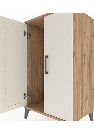 Hyperion Komodin 2 Kapaklı 60x44x106 Çam-aytaşı Çam