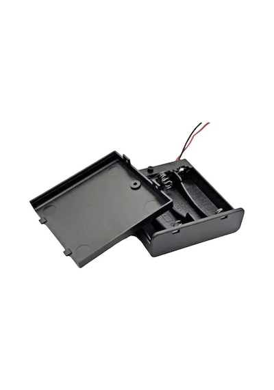Powermaster 4'lü Aa Kapaklı Switch'li Pil Yuvası Ic-233f