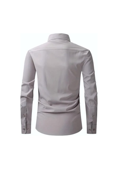 Erkek Klasik Uzun Kol Gömlek Micro Bgl-st03497 001