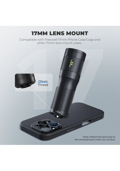 Freewell Apple Uyumlu iPhone , 15 Pro Max 6x Telephoto Lens Standart