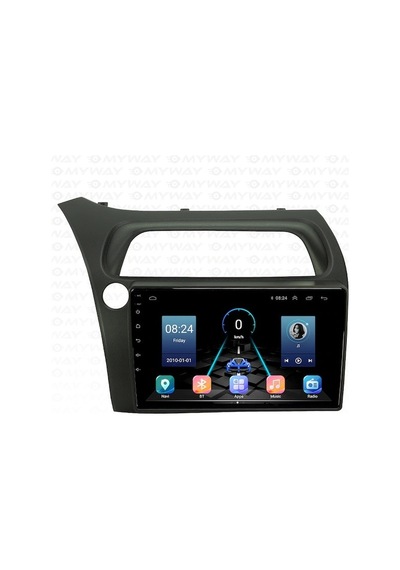 Celali Tuning Honda Civic Sport 2006-2011 Android 12 Carplay Navigasyon Multimedya - 8gb Ram 128gb Hdd