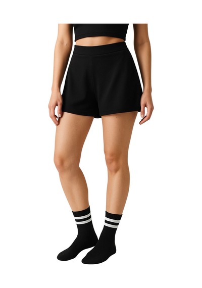 Ragi Store Tenis Çorap 6'lı Çemberli Burun Dikişsiz Siyah - Beyaz