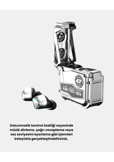 Mey İthalat Powerbank Özellikli Bluetooth Kulaklık Ergonomik, Suya Dayanıklı Belirtilmemis