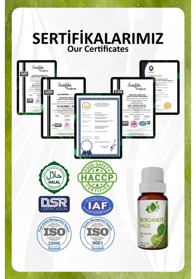 Bergamot Yağı Bergamot Essential Oil 10 Ml.