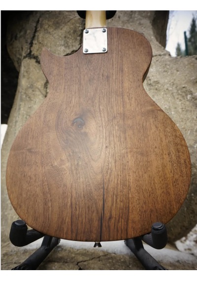 Elektro Gitar Custom Epoksi & Yıllanmış Ağaç Kişiye Özel Doğal Ahşap