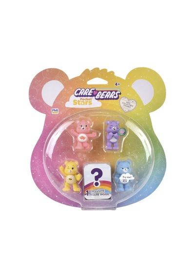 Care Bears Mini Koleksiyon Figürleri 5'li Paket - 1 Adet