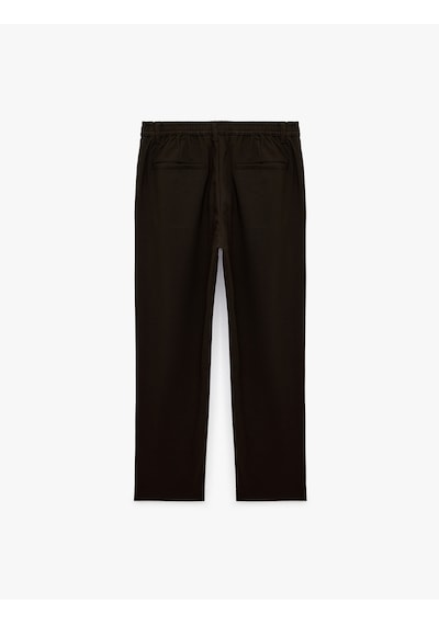 Koton Viskon Karışımlı Cepli Beli Lastikli Düğmeli Slim Fit Pileli Kumaş Pantolon Kahverengi 7wam40082nw Kahve Koton Viskon Karışımlı Cepli Beli Lastikli Düğmeli Slim Fit Pileli Kumaş Pantolon Kahverengi 7wam40082nw Kahve
