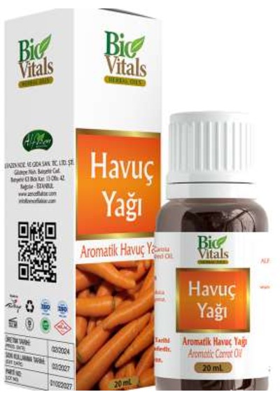 Bio Vitals Havuç Yağı 20ml X 2 Adet