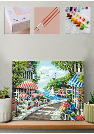 Sayılarla Boyama Seti Sahil Yolu 40x50cm