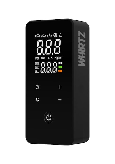 150 Psı Taşınabilir Şarjlı Hava Pompası Dijital Ekranlı, Led Işıklı, 6000 Mah Batarya, Powerbank