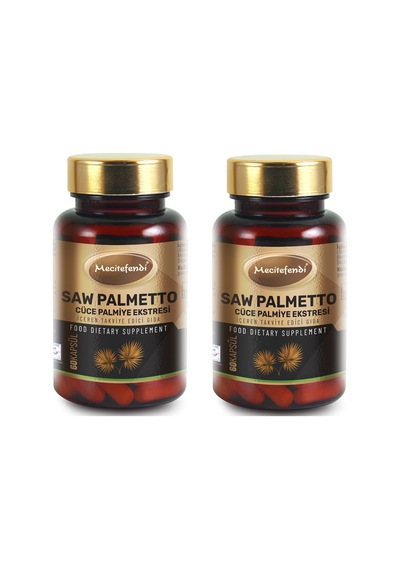 2 Adet Mecitefendi Saw Palmetto Eki 2 x 60 Kapsül (580 MG60)