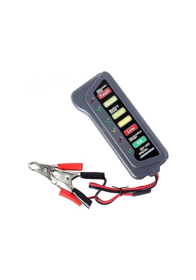 Akü Test Cihazı Şarj Kontrol Aparatı Led Işık Panelli