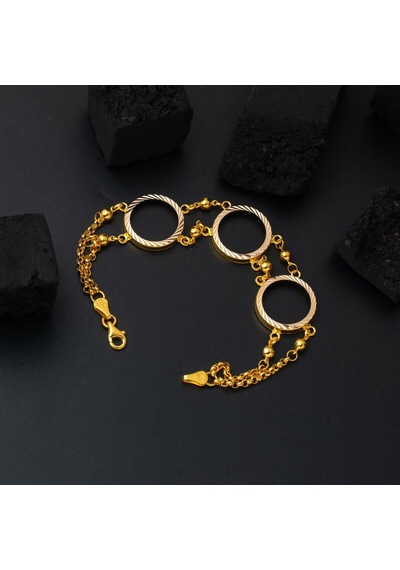 Bilezikci 3 Çeyrek Altınlık 14 Ayar Çerçeve Bileklik Blsc14k30737 Sarı Altın