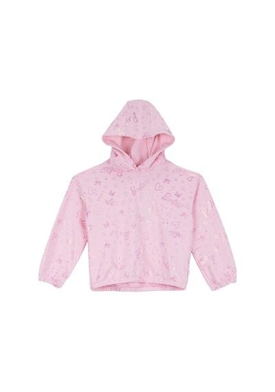 Barbie Pembe Kız Çocuk Relaxed Baskılı Sweatshirt Brb6wg-swt6620