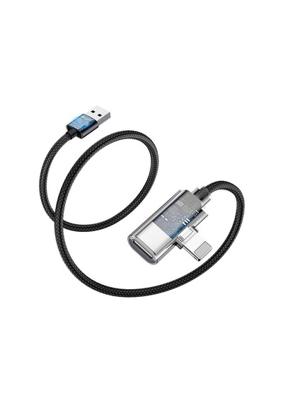 Baseus Entertaining Audio Data Kablo Usb Lightning 2A 1M Siyah