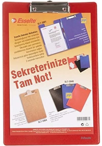 Esselte Sekreter Notluğu, Kapaklı, Kırmızı, 39011525