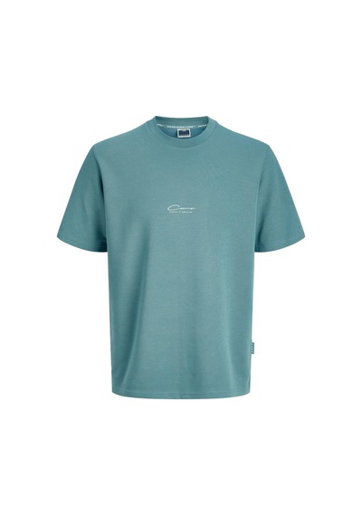 Jack & Jones Fusion Back Print Erkek Mavi Tişört 12289911-nac