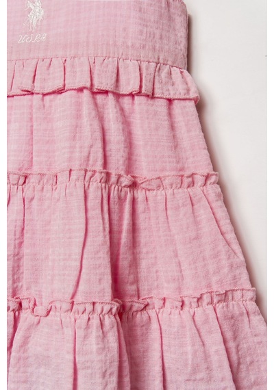U.s. Polo Assn. Kız Bebek Pembe Elbise 5274-50166 Pembe