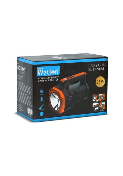 Led Şarjlı El Feneri 25w Wt417 Çok Renkli