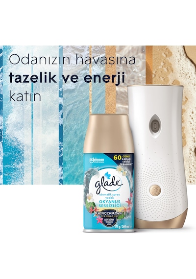 Otomatik Sprey Yedek, 2'li Paket, Okyanus Sessizliği - Meyve Ve Çiçek Buketi, 269ml 2 Yedek