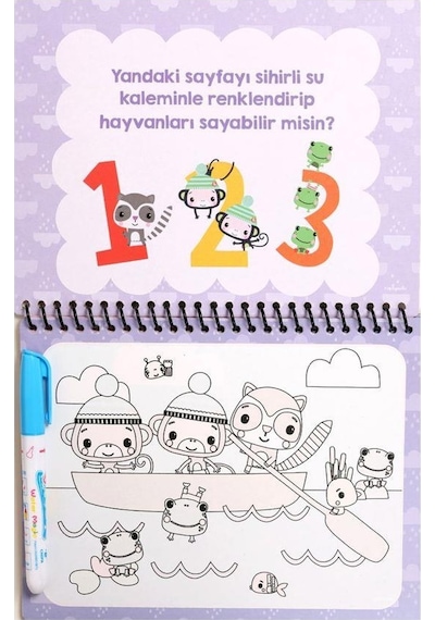 Fisher Price Sihirli Su Kalemli Boyama Kitabı / Sayılar