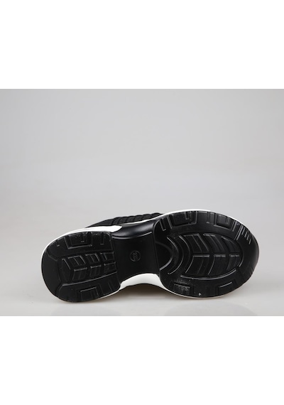 Guja 25y300-8 Dolgu Topuk Siyah Kadın Sneakers Siyah