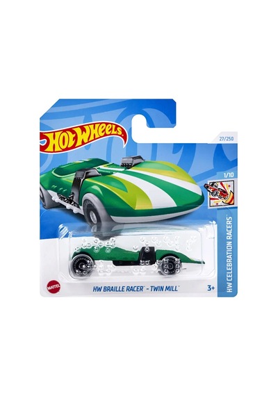 Hot Wheels Tekli Arabalar Hw Braille Racer-twin Mill 2024 Htc99 Yeşil