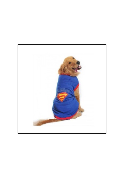 Kemique Superman Baskılı Büyük Irk Köpekler için Tişört Kemique Superman Baskılı Büyük Irk Köpekler için Tişört