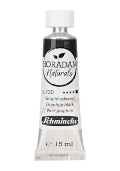 Horadam Aquarell Naturals Vegan Suluboya 15 Ml Tüp 730 Graphite Black Genel