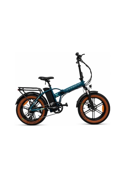 Corelli Quınox 20 Jant 42 Folding Fat Bike Elektrikli Bisiklet Dark Green Yeşil
