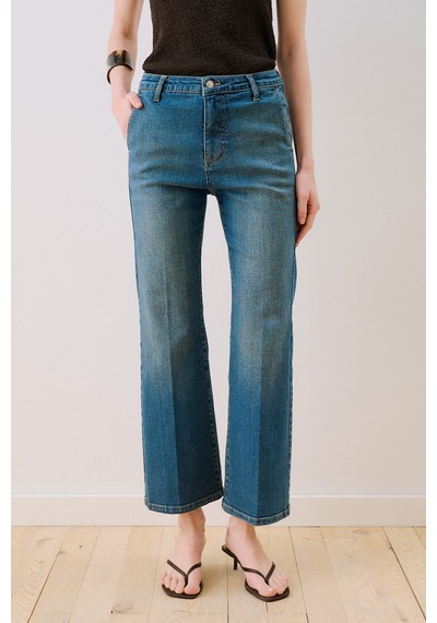 Manuka Orta Bel Flare Paça Jean Mavi Ss26pnt00014-22