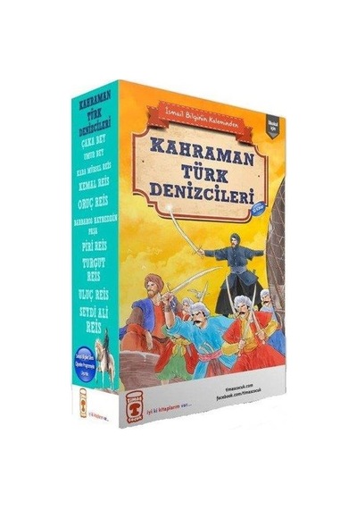 Kahraman Türk Denİzciler Seti 10 Kitap