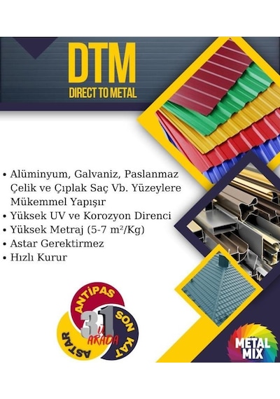 Pamukkale Akrilik Dtm Üçü Bir Arada Son Kat Boya 22.5 Kg Ral 5017 Mavi